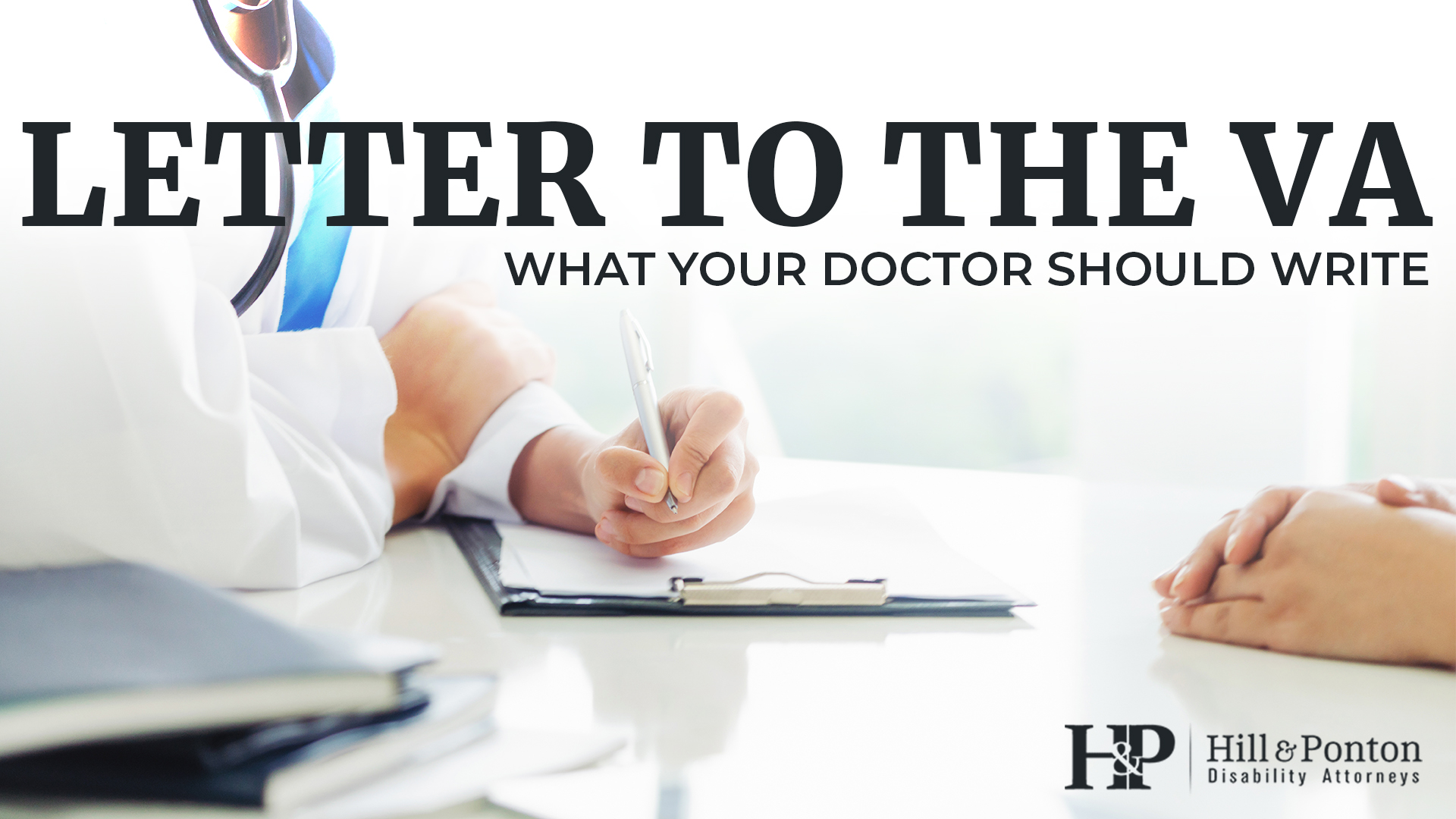 What Your Doctor Should Write In A Letter To The Va Hill Ponton P A