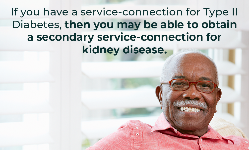 secondary service connection for kidney disease