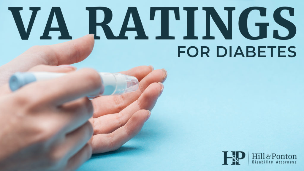 va rating for diabetes