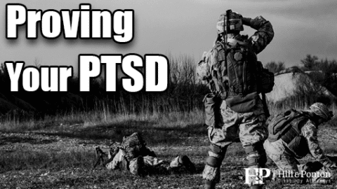 how to prove ptsd is service connected