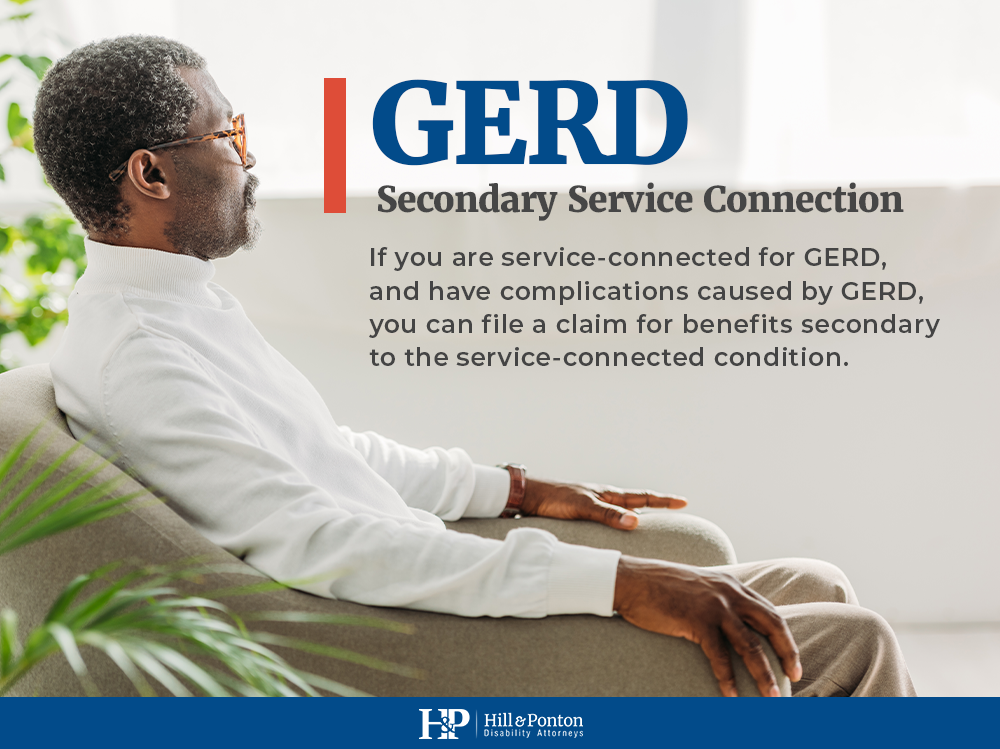 GERD secondary service connection