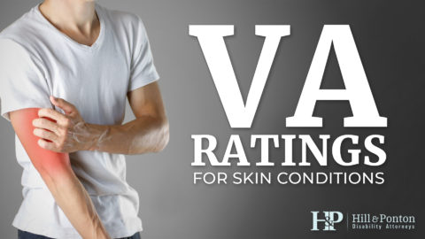 skin conditions va ratings
