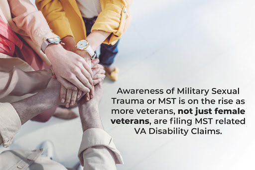 Awareness of Military sexual trauma is on the rise. VA MST claim