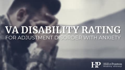 va disability adjustment disorder