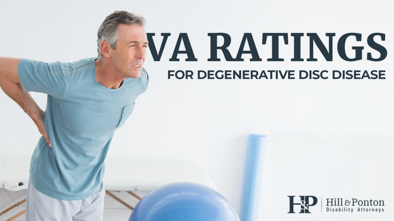 va disability ratings for degenerative disc disease