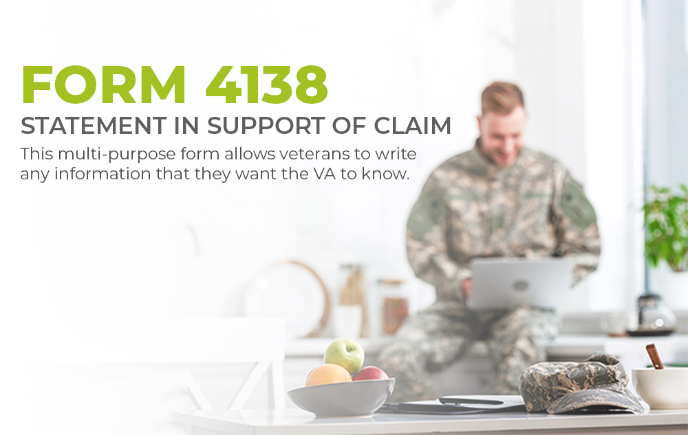 Form 4138 VA statement in support of claim