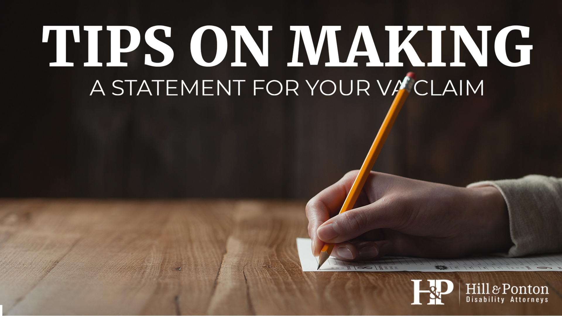 How To Write Convincing VA Statements in Support of Claim - Hill
