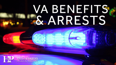 VA benefits arrest incarceration