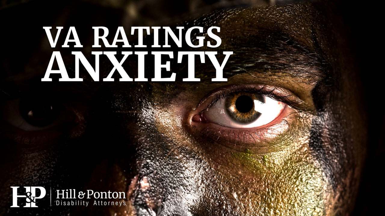 VA ratings for anxiety