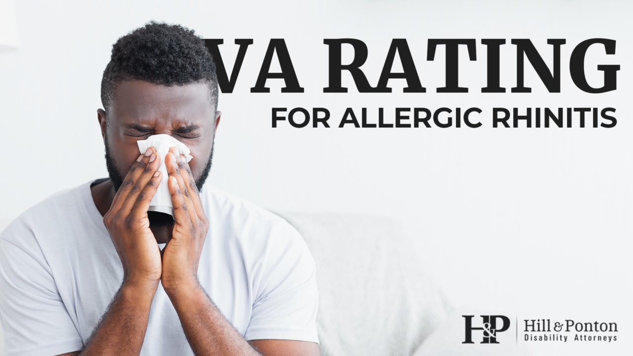 va rating for allergic rhinitis