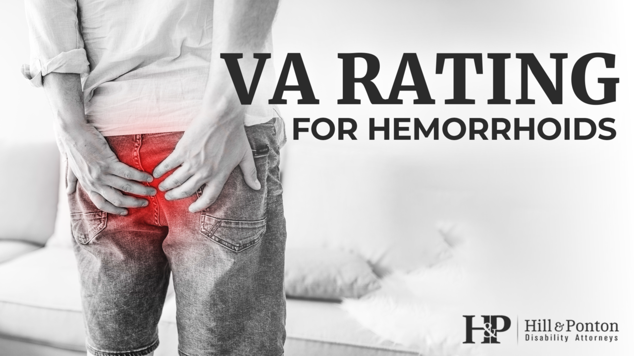 VA Rating for hemorrhoid