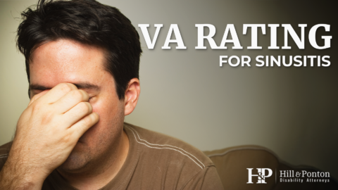 va rating for sinusitis