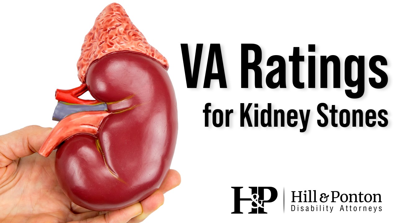 va rating for kidney stones