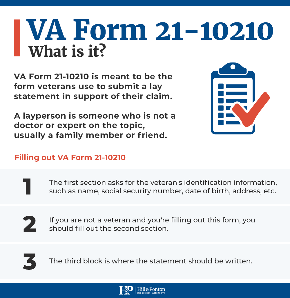 sworn declaration VA form 21-10210
