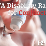 VA disability rating for conjunctivitis