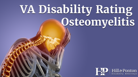 VA disability rating osteomyelitis