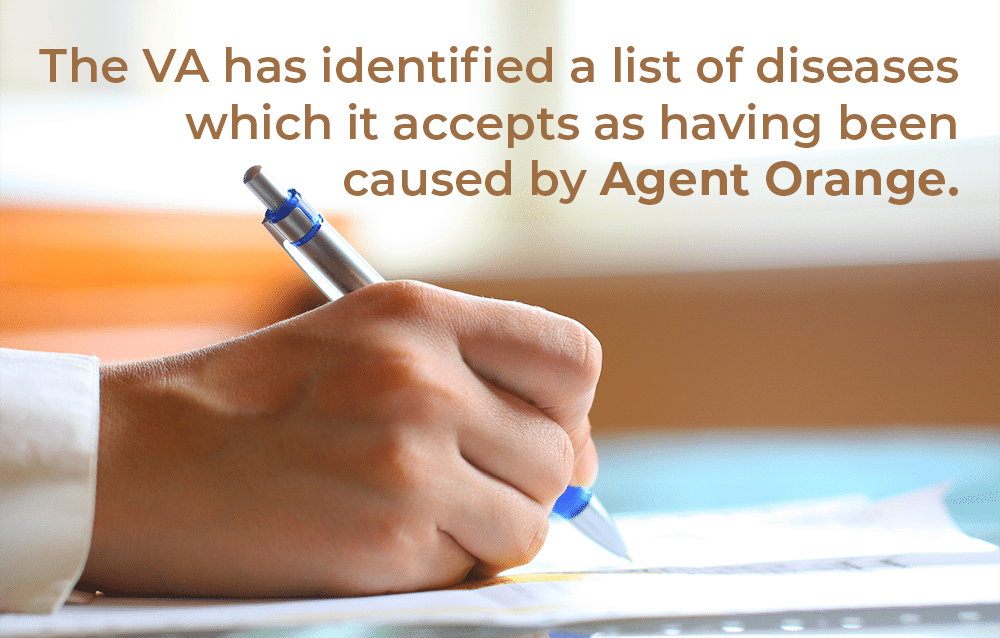 agent orange and secondary diseases