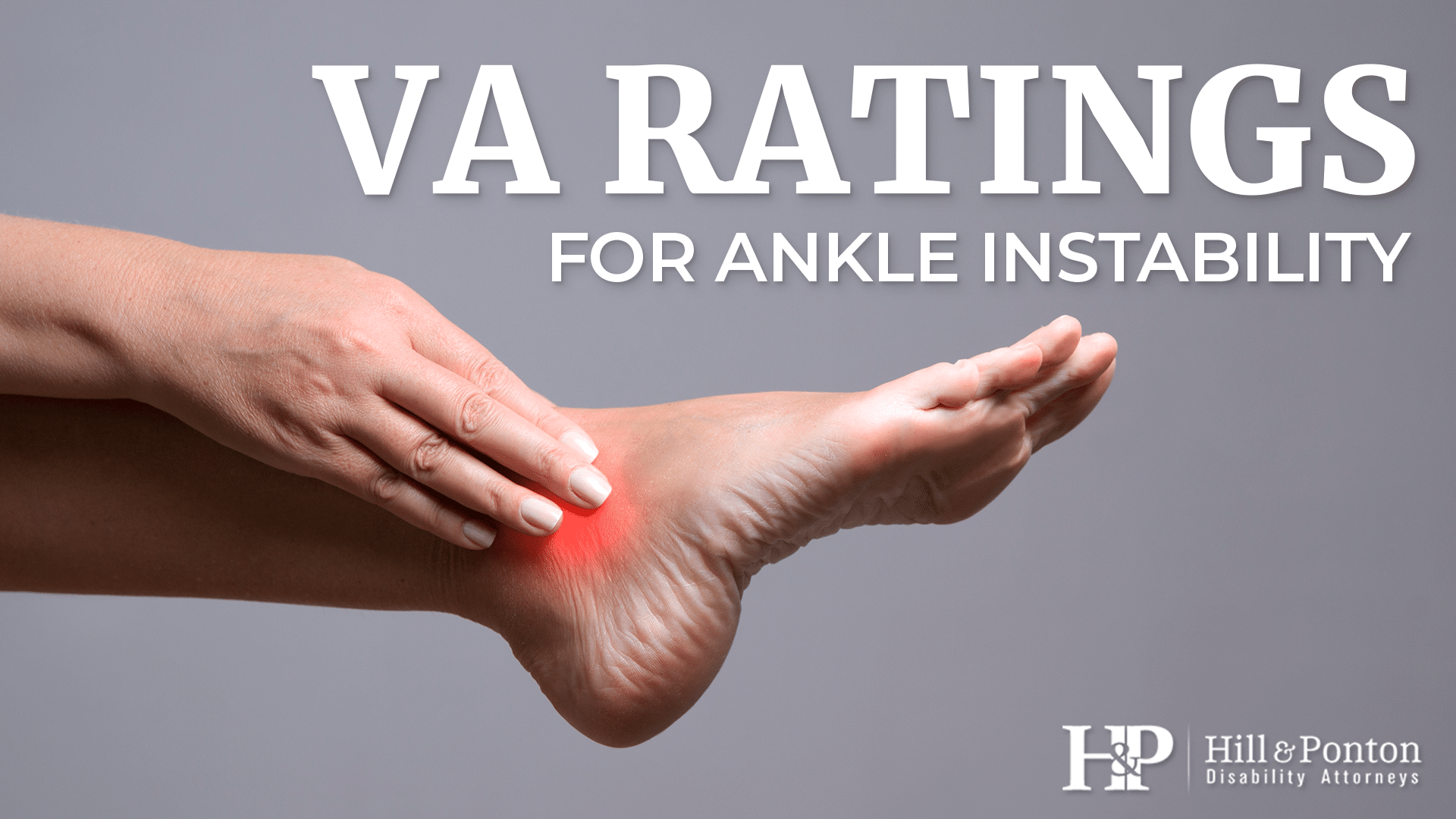 ankle instability va disability benefits