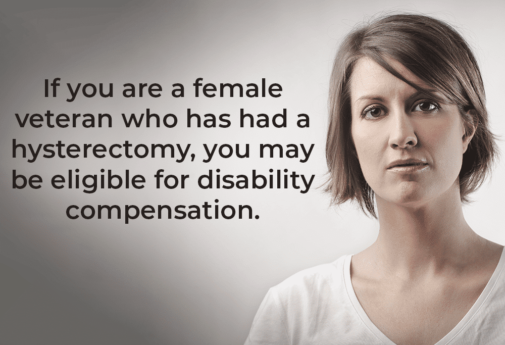 hysterectomy may qualify for VA disability compensation