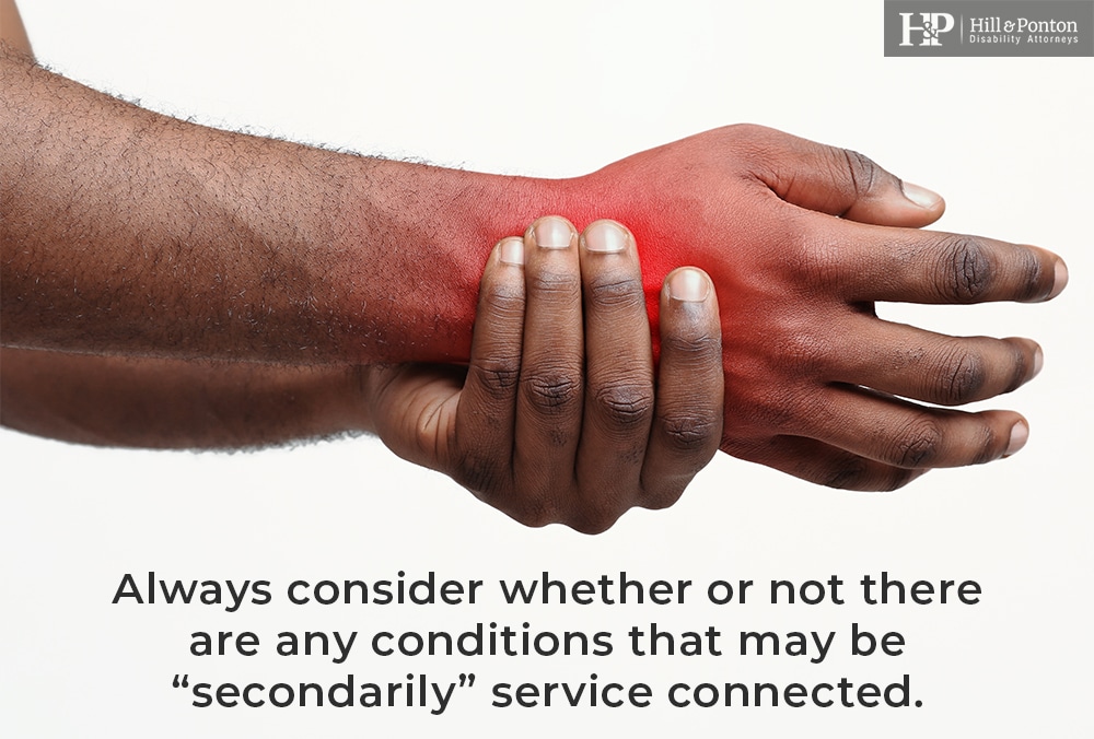 secondary service connection