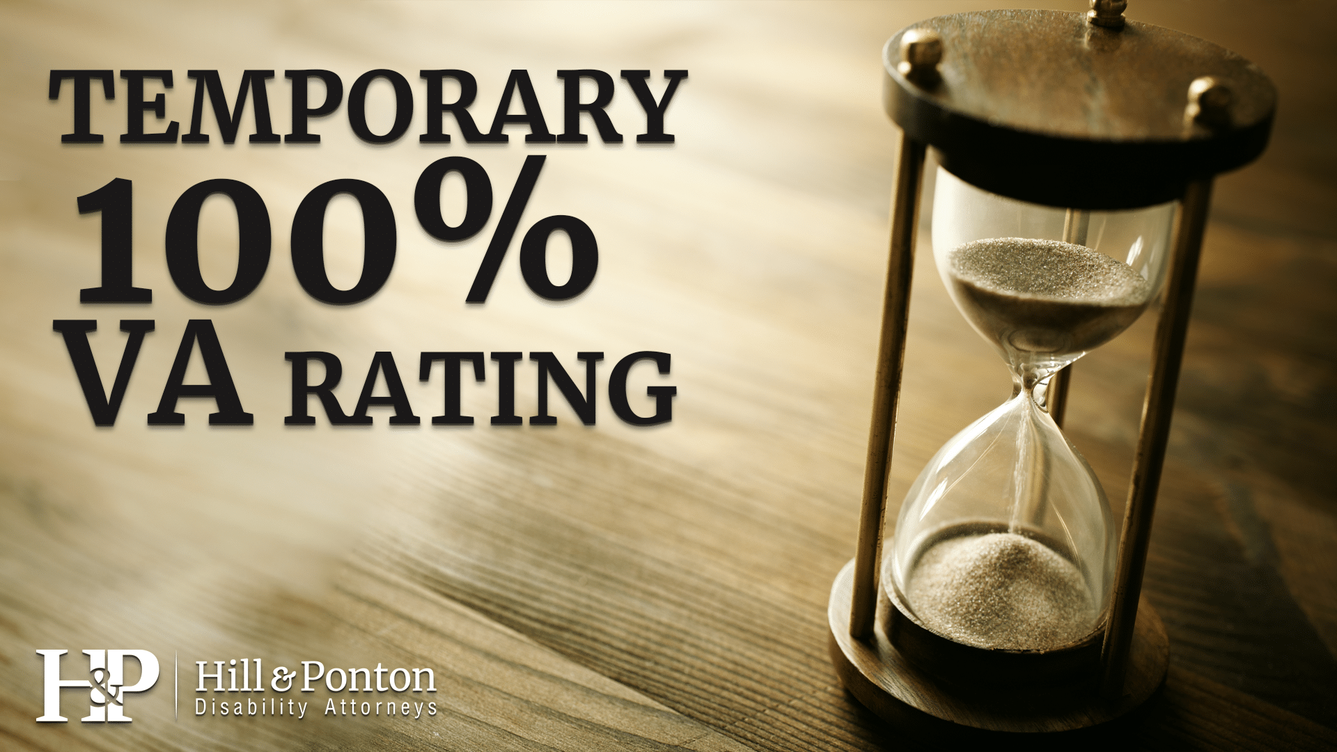 temporary 100% VA rating