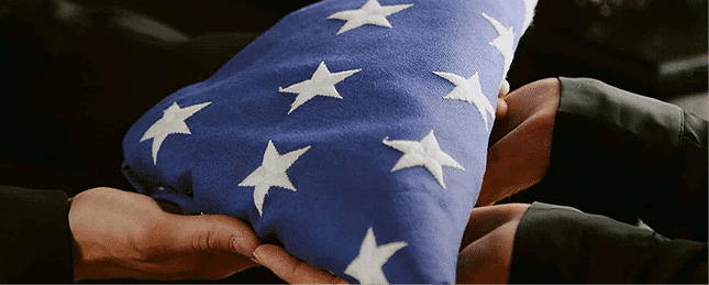 Folded American Flag